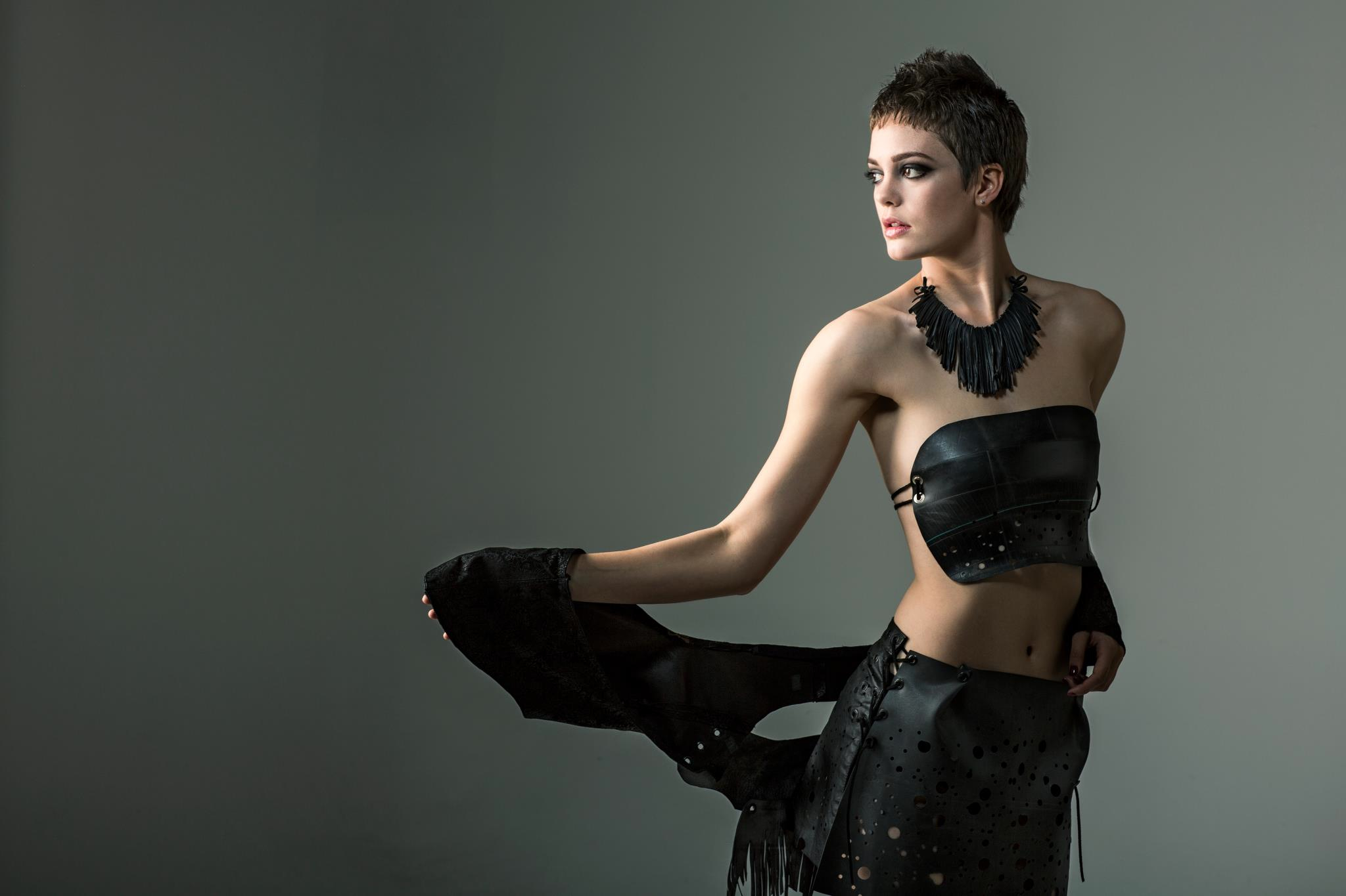 Photo: Shawn Worlow, Model: Salome Steinmann, Designer: Brigid KO